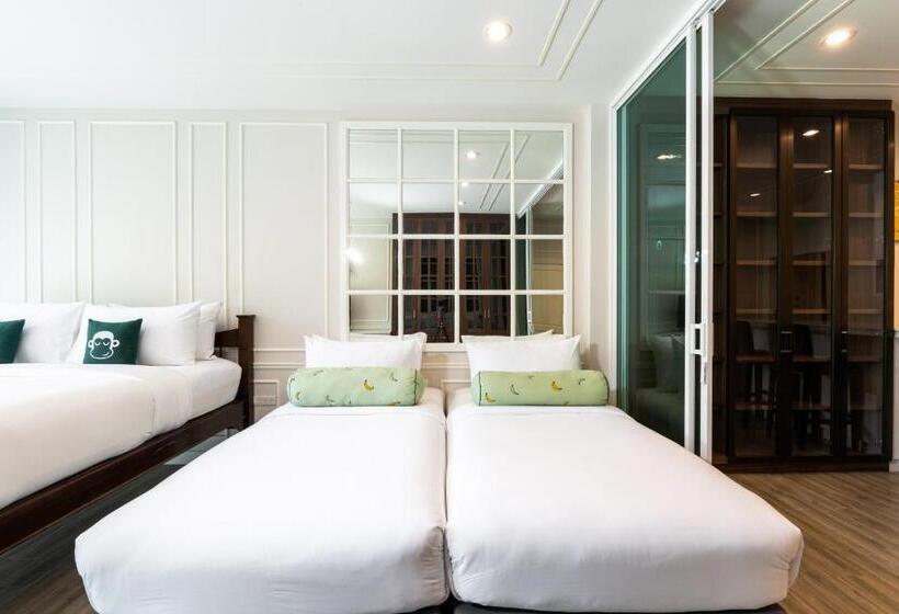 디럭스 패밀리 룸, Blu Monkey Pooltara Krabi Hotel & Villas Pet Friendly