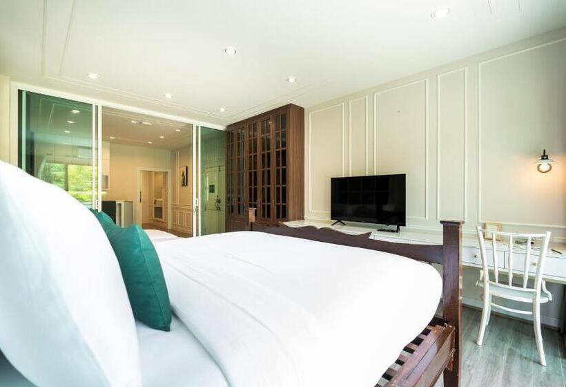 디럭스 패밀리 룸, Blu Monkey Pooltara Krabi Hotel & Villas Pet Friendly