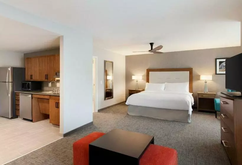 キングサイドベッドのスタンダードワンルーム, Homewood Suites By Hilton Syracuse  Carrier Circle