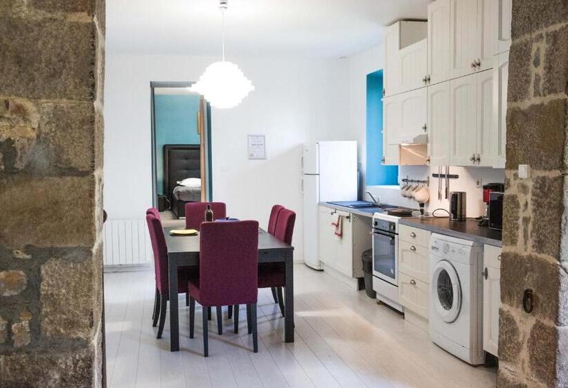 Апартаменты 1 Спальня Вид на Сад, Hôtel Les Pieux En Cotentin