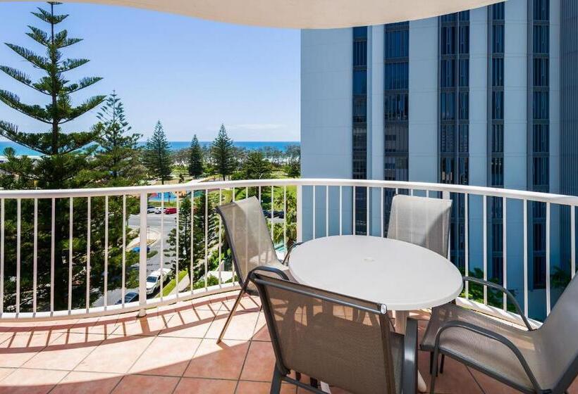 דירת פרמיום עם חדר שינה 1 ונוף לים, The Ritz Resort Heated Pool