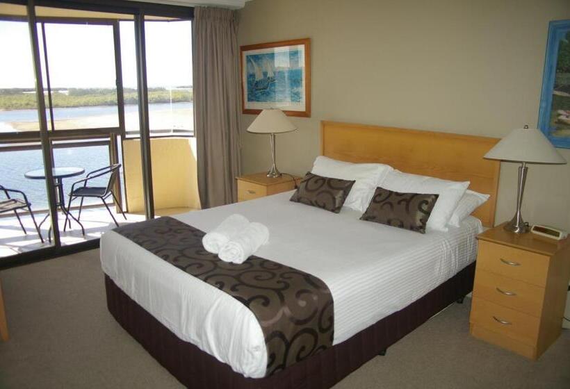 דירת דלוקס 2 חדרי שינה עם נוף לים, Trafalgar Towers