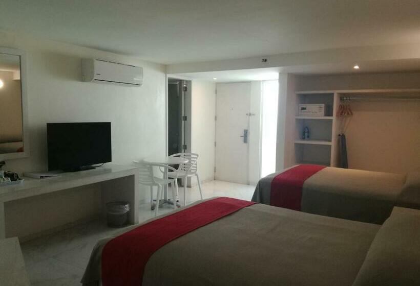 Номер Стандарт 2 Двуспальные Кровати, We Hotel Acapulco