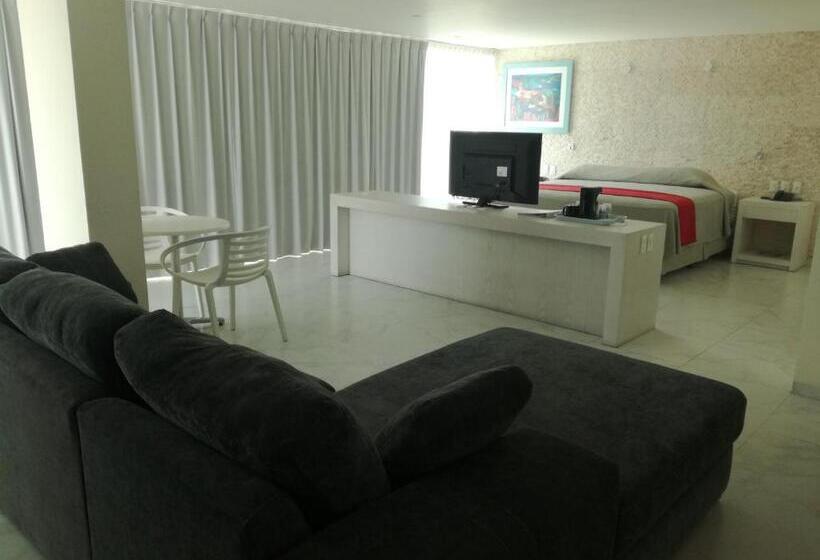 מיטת קינג בסוויטה, We Hotel Acapulco