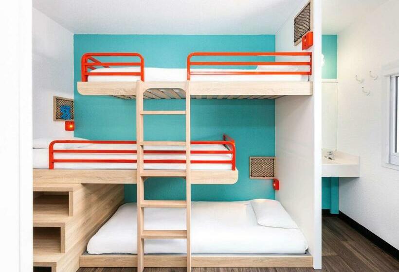 스탠다드 트리픔 룸 공동욕실, F1 Lyon Sud Oullins Rénové