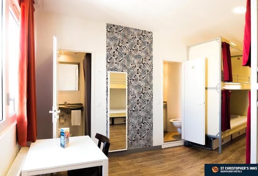 スタンダード4人部屋, St Christopher S Budget Hotel Paris   Gare Du Nord