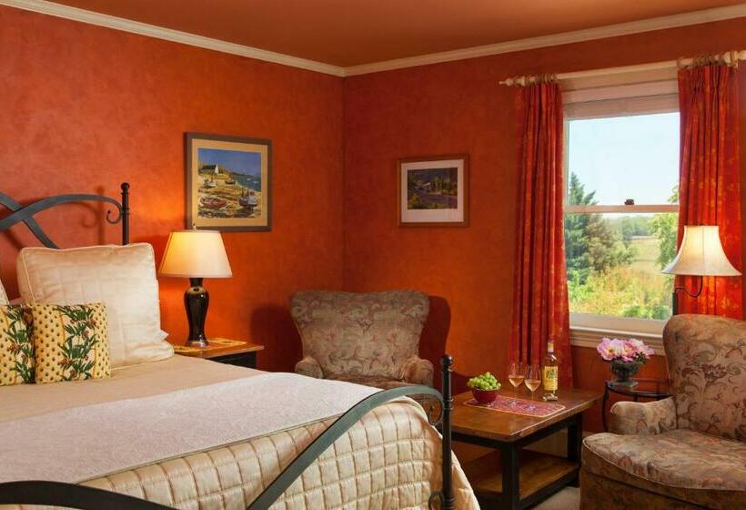 キングサイズベッドのスタンダードルーム, L Auberge Provencale Inn & Restaurant