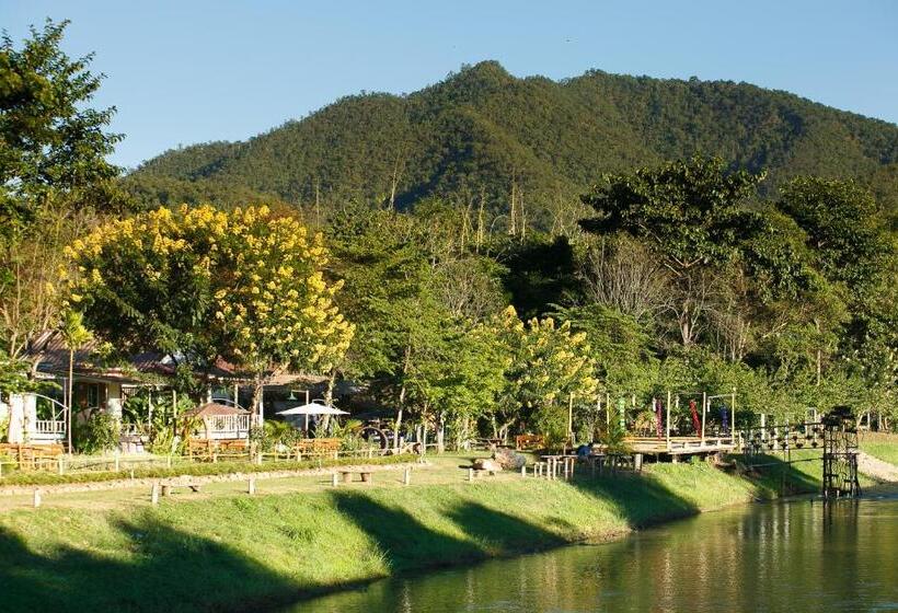 Bungalow Estándar Vista Río, Baan Pai Riverside Resort