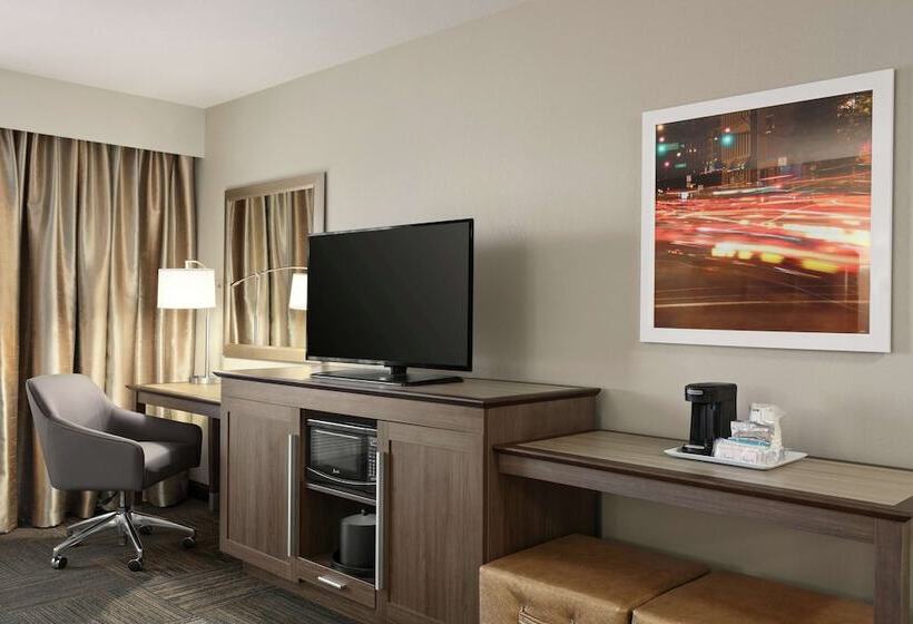장애인을 위한 킹사이즈 침대 스탠다드 룸, Hampton Inn & Suites Minooka