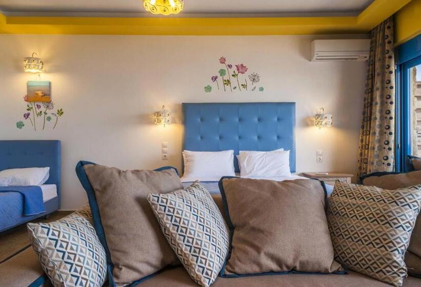 스탠다드 4인용 룸 측면 바다 전망, Haven Beach