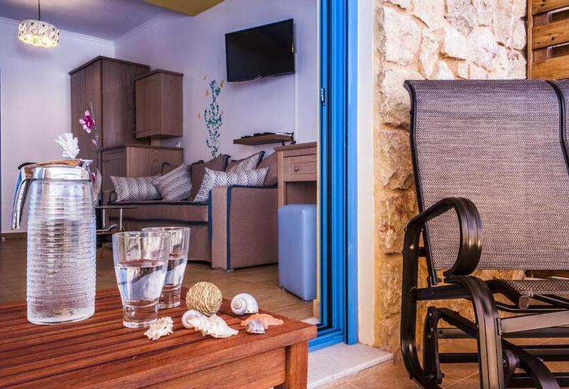 스탠다드 4인용 룸 측면 바다 전망, Haven Beach