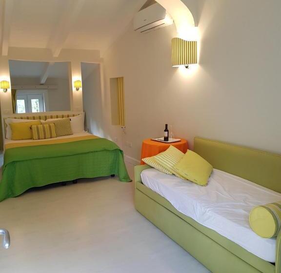 חדר משפחתי נוף לגינה, Villa Don Camillo