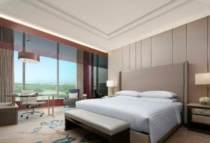 キングサイドベッドのスタンダードワンルーム, Yiwu Marriott