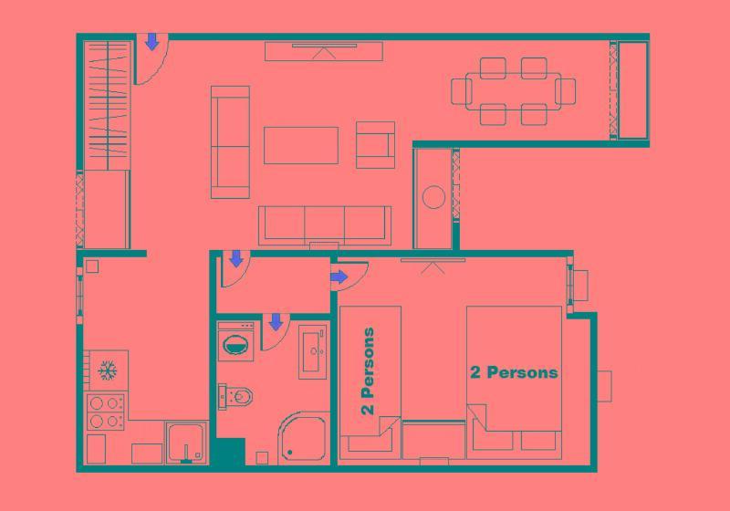 آپارتمان 1 خوابه, D&d Apartment 1