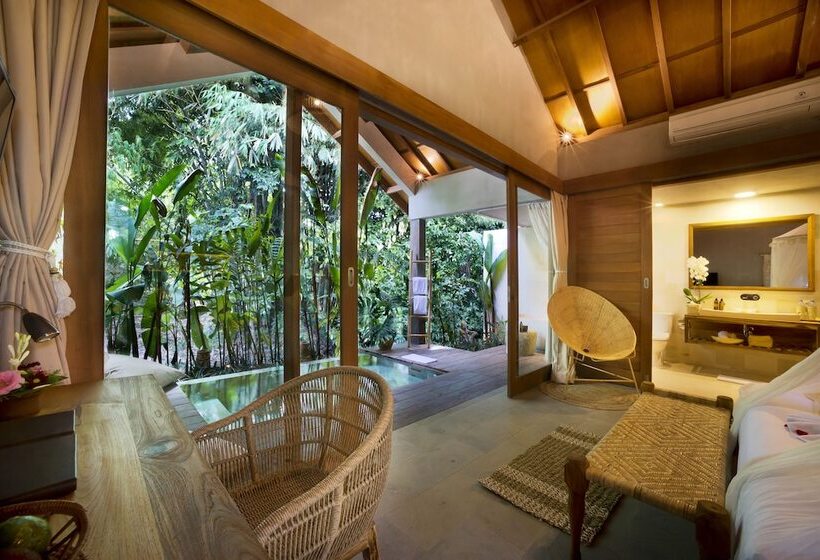 Вилла с 1 спальней и бассейном, Kalapa Boutique Resort & Yoga