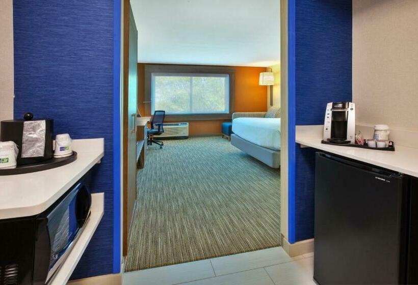 适合残疾人士使用的带超级大床的标准间, Holiday Inn Express & Suites New Castle, An Ihg