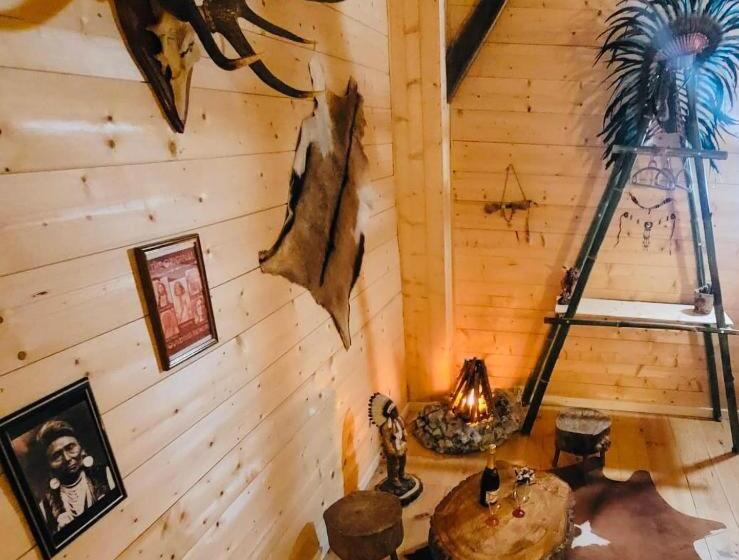 Стандартный Номер Кровать Кинг, Camping Syl Vallée Western Village