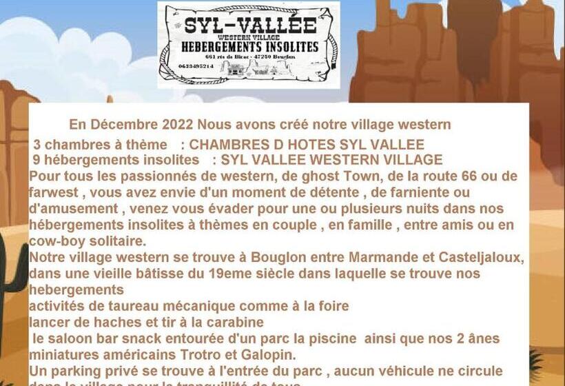 Семейный Номер Вид на Сад, Camping Syl Vallée Western Village