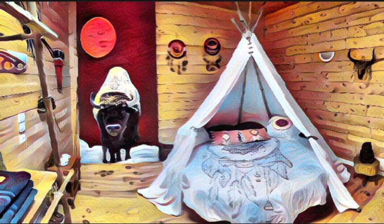 Стандартный Номер Кровать Кинг, Camping Syl Vallée Western Village