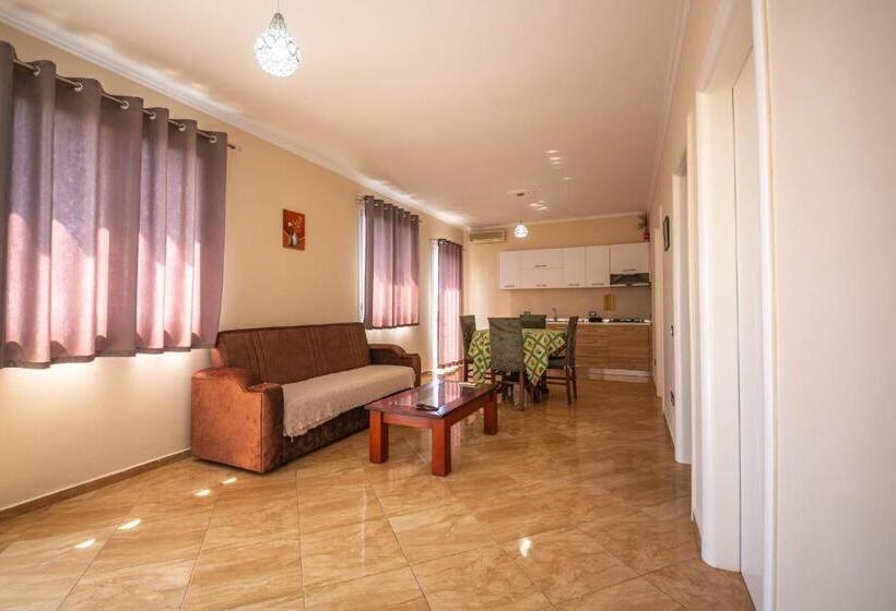 침실 2개 바다 전망 아파트, Villa Gozhina