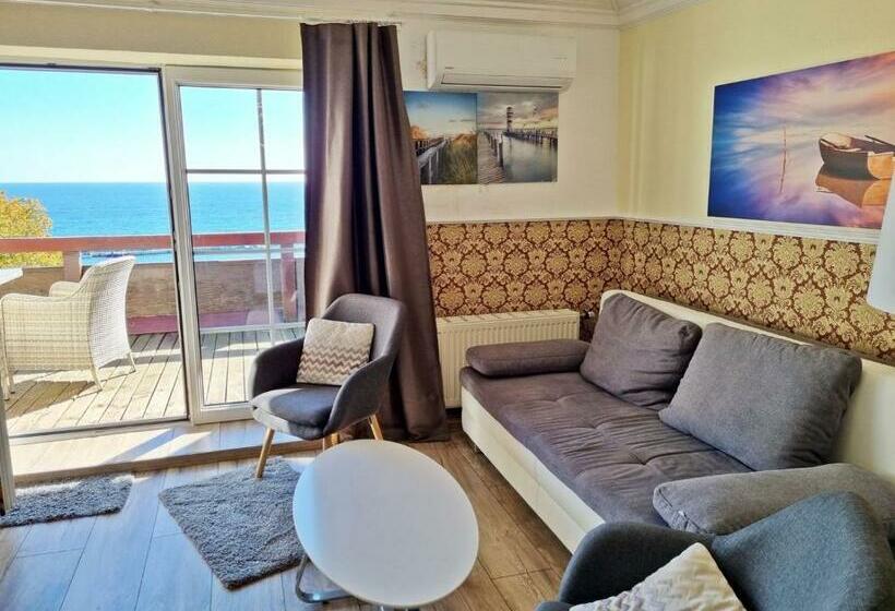 اتاق استاندارد سه تخته با بالکن, Sassnitzer Hotel Mit Bäderarchitektur, Seeblick Und Sauna