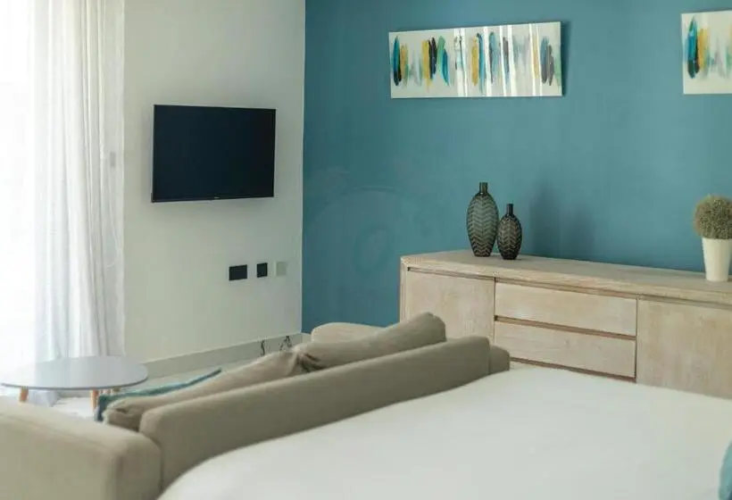 اتاق استاندارد با چشم‌انداز دریا, O Beach Boutique Studios