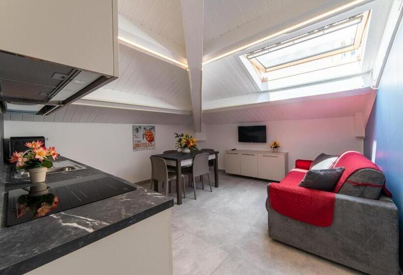 1침실 펜트하우스 아파트, Villa Gina Case Vacanze