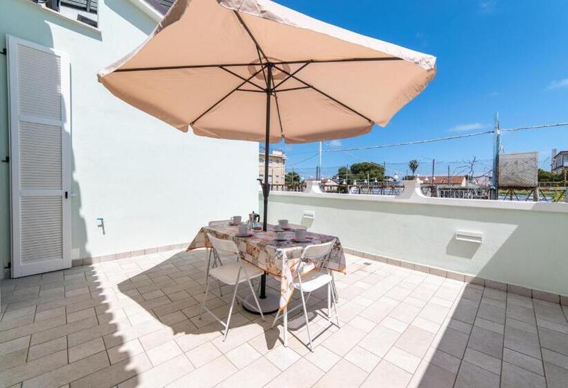 침실 1개 테라스 아파트, Villa Gina Case Vacanze