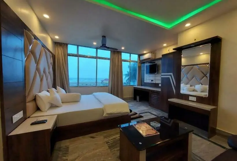 Deluxe-huone Merinäkymä, Silver Sand Eco Resort !! Beachfront !! With Biggest Pool And Huge Open Area !! Ideal For Weddings !