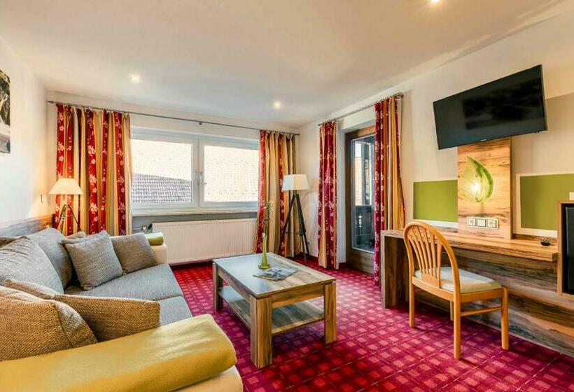 Люкс, Landhotel Grünwies Bonsai Wellness Garni