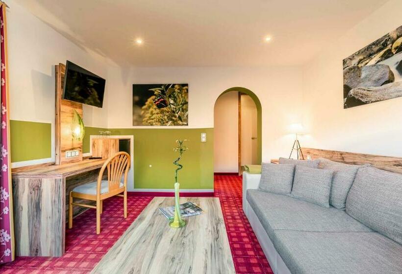 Люкс, Landhotel Grünwies Bonsai Wellness Garni