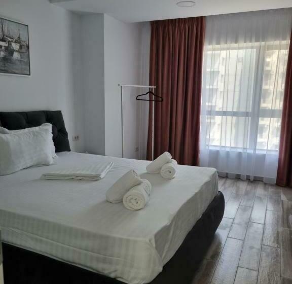 バルコニー付き１ベッドルームアパートメント, Olimp Sea View Apartments Etajul 10