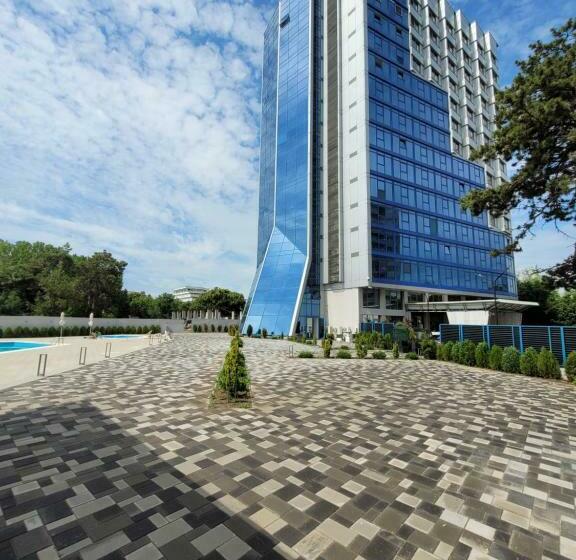 海の見える１ベッドルームアパートメント, Olimp Sea View Apartments Etajul 10