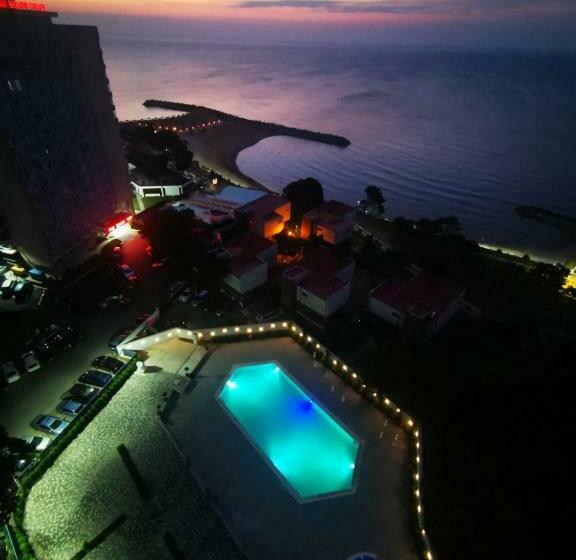 海の見える１ベッドルームアパートメント, Olimp Sea View Apartments Etajul 10