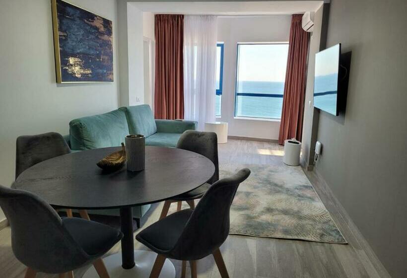 海の見える１ベッドルームアパートメント, Olimp Sea View Apartments Etajul 10