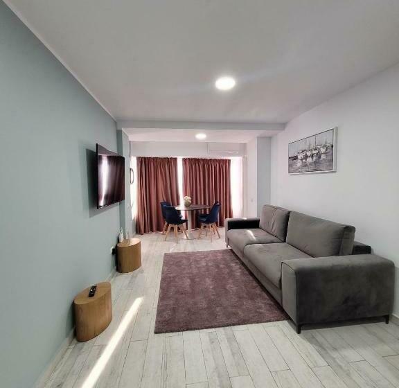 海の見える１ベッドルームアパートメント, Olimp Sea View Apartments Etajul 10