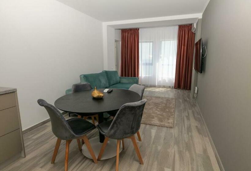 海の見える１ベッドルームアパートメント, Olimp Sea View Apartments Etajul 10