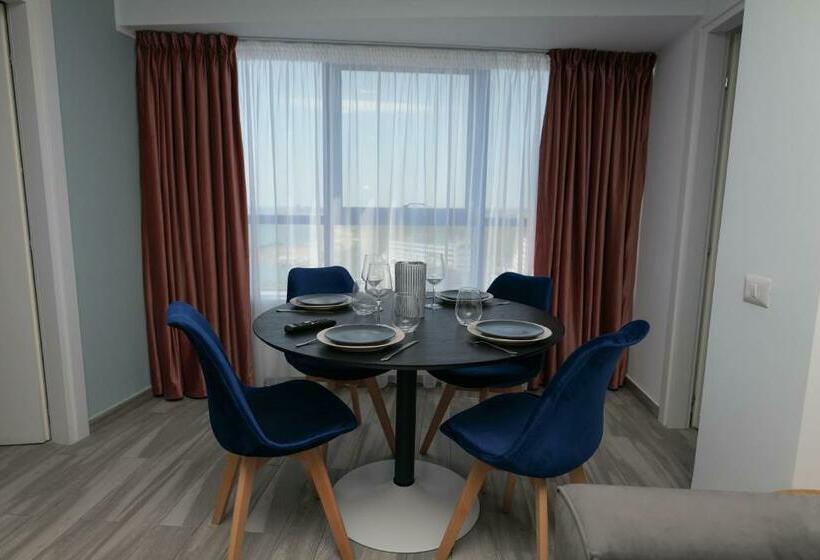 海の見える１ベッドルームアパートメント, Olimp Sea View Apartments Etajul 10