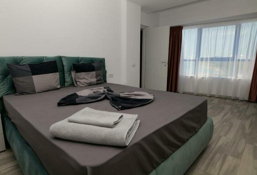 海の見える１ベッドルームアパートメント, Olimp Sea View Apartments Etajul 10