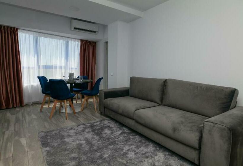 海の見える１ベッドルームアパートメント, Olimp Sea View Apartments Etajul 10