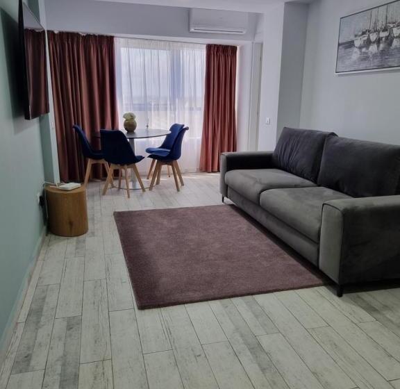 １ベッドルームアパートメント, Olimp Sea View Apartments Etajul 10