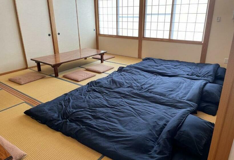 침실 3개 주택, 30畳の大広間12名宿泊可能な水月湖畔宿大五郎丸ー水月湖クルージング隣接