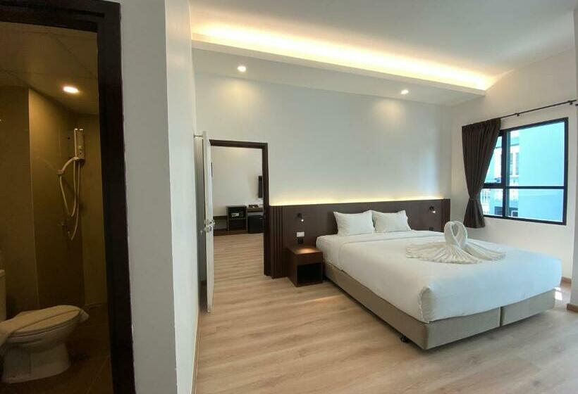 غرفة عائلية, Geen Hotel Chonburi