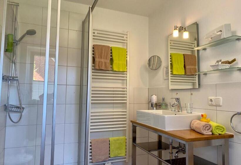 غرفة كمفورت مع تراس, Garni Dünennest