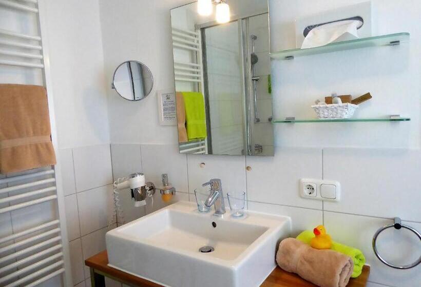 غرفة كمفورت مع تراس, Garni Dünennest