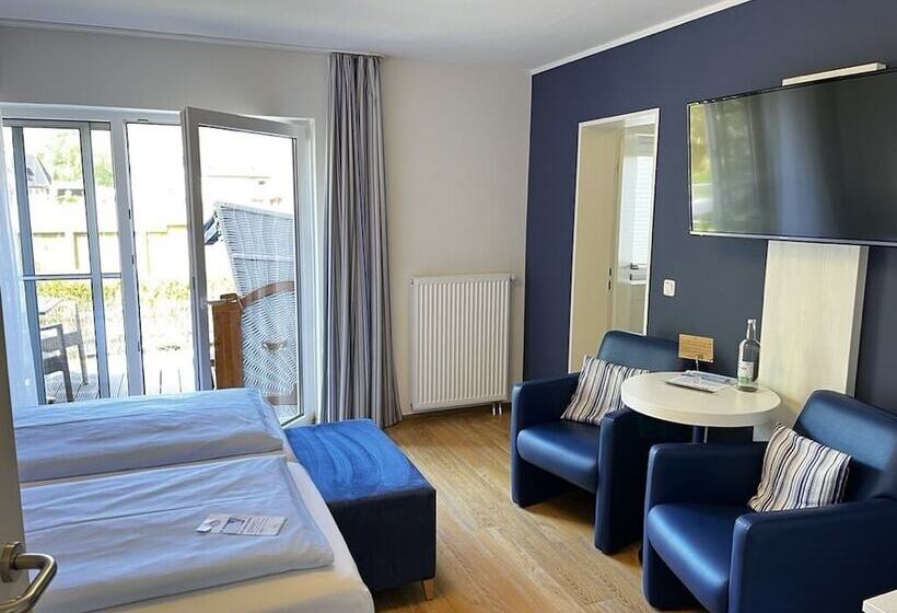 Comfort room with terrace, Garni Dünennest
