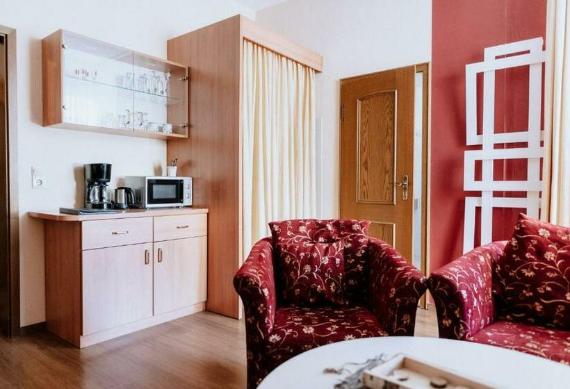 带1个卧室的带阳台的公寓, Parkhotel Weber Müller