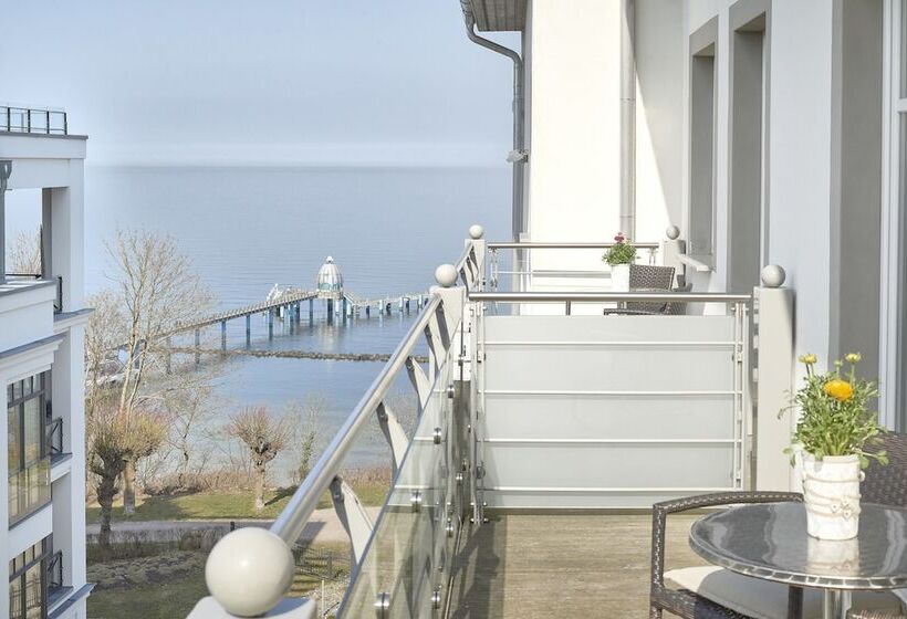 스탠다드 발코니 룸 측면 바다 전망, Seeschloss Sellin