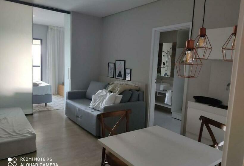 Апартаменты 1 Спальня с Балконом, Apartamento No Carpe Diem Boutique & Spa Campos Do Jordão