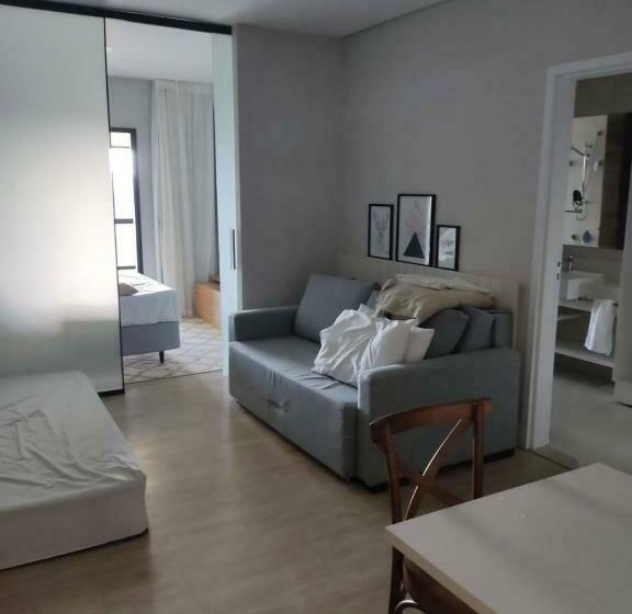 Апартаменты 1 Спальня с Балконом, Apartamento No Carpe Diem Boutique & Spa Campos Do Jordão